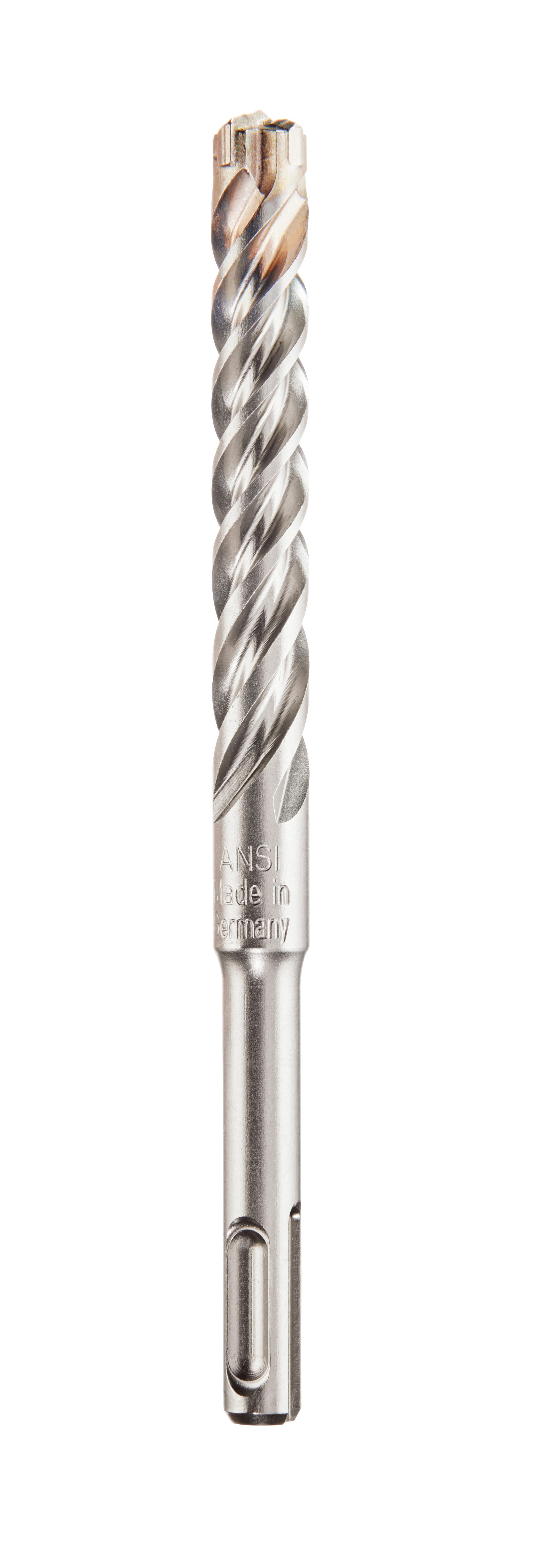Milwaukee MX4 48-20-7371 4-Cutter Rotary Hammer Drill Bit, 1/2 in Drill Bit, 25/64 in, 4 in D Cutting, Carbide Cutting Edge, 6 in OAL - Hammer Drill Bits